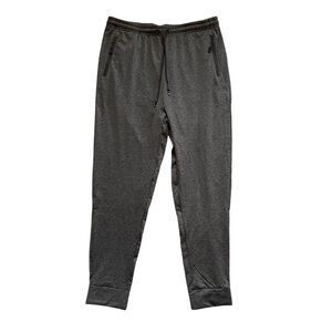 Public Record Men’s Joggers XL Black Zip Pocket Athletic Lounge Pants